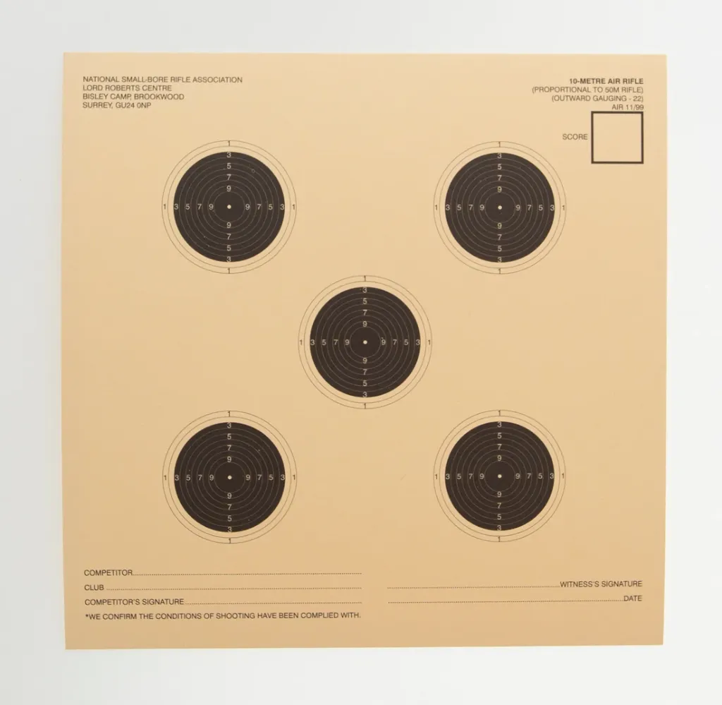 [SSSNSRA022] NSRA Air 11/99-18 (10 M Air Rifle Prop to 50 Metres)