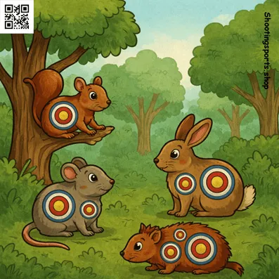 [SSSTGT0021C] Woodland animals - Paper 17cm x 17cm
